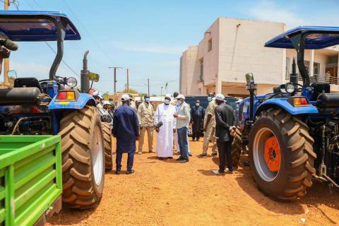 Dans le cadre du démarrage de la campagne de distribution de matériel agricole 2021-2022